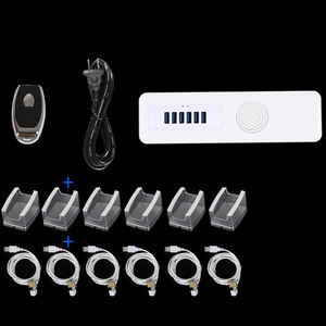 4, 6, 8, 10 puertos, pantalla <span class=keywords><strong>de</strong></span> seguridad para teléfono móvil inteligente, dispositivo <span class=keywords><strong>de</strong></span> sistema <span class=keywords><strong>de</strong></span> alarma antipérdida con función <span class=keywords><strong>de</strong></span> carga Android Apple tipo C - Product Image 4