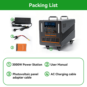 Alimentation hors réseau JTH//2500W 3000Wh avec entrée solaire MPPT et norme européenne pour <span class=keywords><strong>les</strong></span> marchés aux <span class=keywords><strong>puces</strong></span> et <span class=keywords><strong>les</strong></span> voyages en camping-car - Product Image 5