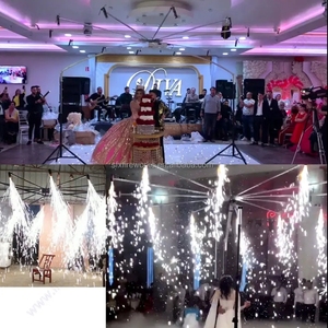 360 rotierende Hochzeits dekoration Pyro technische Tanz veranstaltung liefert Prop <span class=keywords><strong>Party</strong></span> Bühne Hintergrund Dekor Ausrüstung für Feuerwerk - Product Image 1