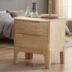 Modern Small Space Multi-Purpose Nightstand with Storage <b>Compact</b> <b>Bedside</b> <b>Table</b> for Bedroom Furniture - Product Image 4