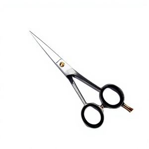 Tijeras de Peluquería Profesionales ASAP Sultan 35-1 Ultraligeras de 5 Pulgadas, Hojas de Acero, Mango de Acero Inoxidable, para Diestros, con Reposa-Dedos Fijo - Product Image 1