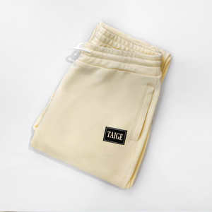 <span class=keywords><strong>Pantaloni</strong></span> Sportivi da <span class=keywords><strong>Uomo</strong></span> in Cotone 100% Tinta Unita Personalizzabili all'Ingrosso, Stile Retrò Casual - Product Image 5
