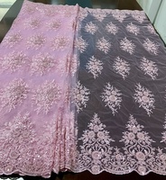 Tela de Tul con Cuentas de Diseño de Moda al por Mayor, Colores en Stock/Set, Lentejuelas Bordadas a Máquina, Encaje, Accesorios para Boda, Juguete
