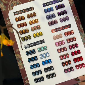 ชุดเจลทาเล็บแบบตาแมว 36 สี ยูวี ปราศจากสาร HEMA และ TPO พร้อมแผ่นโชว์สี แม่เหล็กสำหรับลอกออกได้ ชุดเจลทาเล็บสำหรับร้านทำเล็บโดยเฉพาะ - Product Image 2