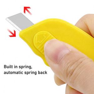 Cutter de sécurité portable mini, outil d'ouverture rapide pour colis, porte-clés promotionnels, mousquetons, emballage en acier inoxydable - Product Image 4