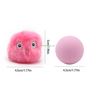 SilverVine, paquete de 3 bolas de hierba gatera, juguetes interactivos esponjosos para masticar gatitos, sonidos de animales realistas, juguetes de ejercicio de hierba gatera - Product Image 5