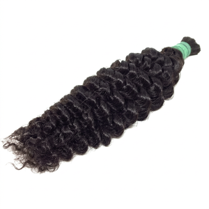 Extensions de cheveux bouclés noirs de luxe, cheveux humains indonésiens 100%, cuticules alignées, vierges, Remy, résistantes à la chute, toutes les couleurs - Product Image 1
