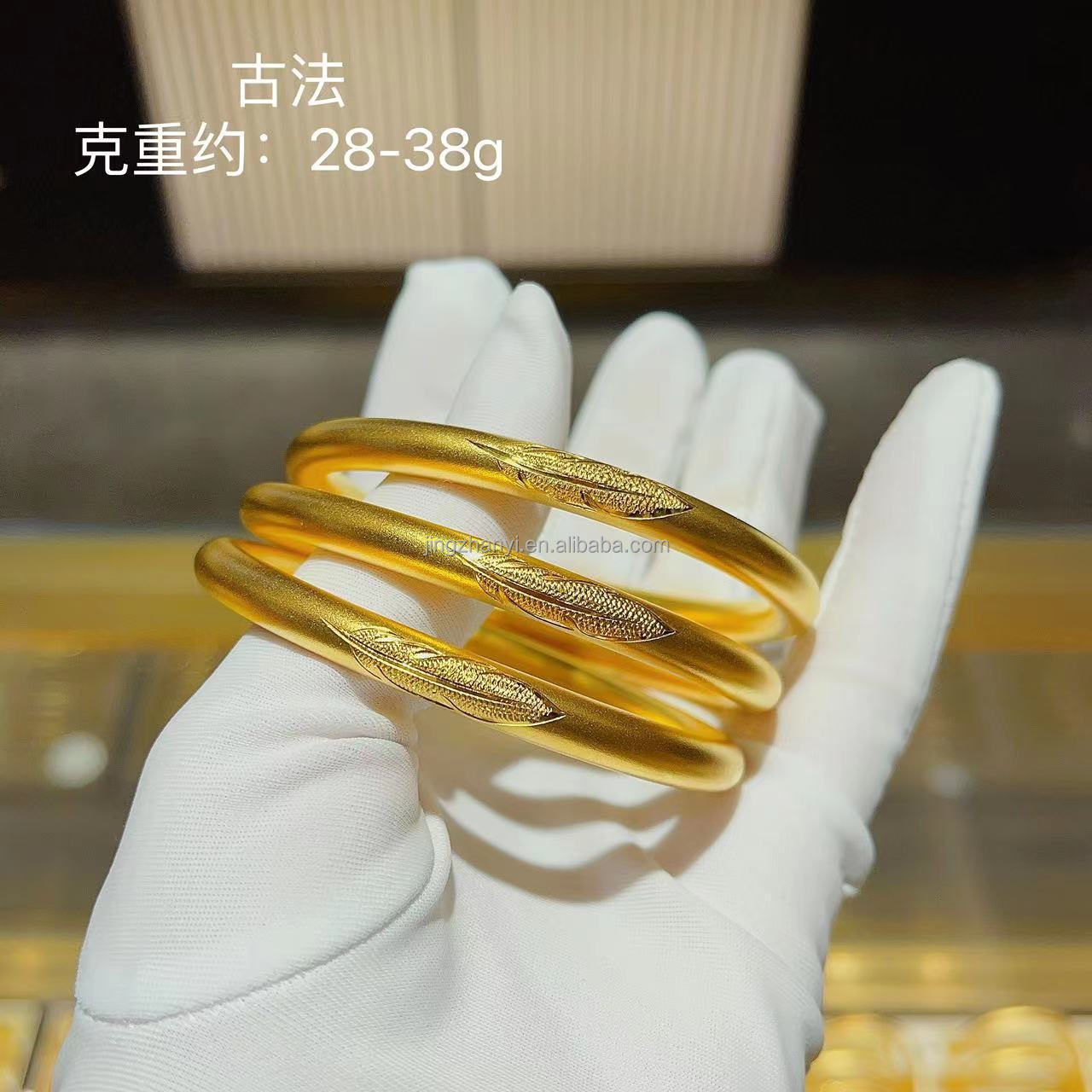 Customizable 24k Gold Style Bangle For All Occasions - Oem