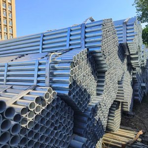 Toptan 2 inç ASTM S275jr Z120 Z275 çinko kaplama Z275 Z100 25mm galvanizli çelik yuvarlak boru - Product Image 6