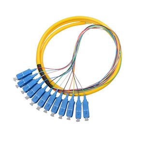 อุปกรณ์สื่อสารเครือข่าย FTTH SC สายใยแก้วนำแสงแบบเดี่ยวความยาว1เมตร OS2 G652D ที่เชื่อถือได้ - Product Image 1