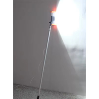 Machine de ponçage et de polissage portative pour murs et sols, avec éclairage spécial pour ponceuse murale, vitesse variable et lumière de ponçage