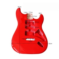 JELO ST 01 Electric Guitar Body Accessory DIY Poplar Aspen Wood 5.6 cm Stringed Instrument Parts Amplifier Modified Accessory