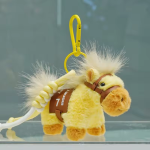 Llavero de Peluche con Forma de Caballo Pequeño, Colgante para Bolsa, 14 cm, Relleno de Algodón PP, en Varios Colores, para Niñas y Niños, Regalo Festivo - Product Image 4