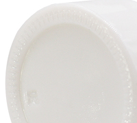 Flacon en verre avec couvercle, pour emballage cosmétique, personnalisé, OEM, bocaux en verre, conteneurs, pot en verre, opale blanche, pièces