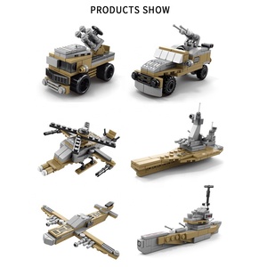 <strong>Lele</strong> Brother Color Bag Building <strong>Blocks</strong> Six One Modern Buildings Carrier USS MISSOURI Bricks Construction Toy Educational DIY - Product Image 3