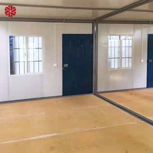 Chi phí thấp trang web xây dựng gấp <span class=keywords><strong>container</strong></span> nhà lưu trữ văn phòng thân thiện với môi bền bánh sandwich bảng điều khiển cách điện chống cháy prefab - Product Image 4