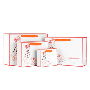 Sacs en papier de luxe écologiques, durables et de haute qualité pour cadeaux, vêtements, cosmétiques, emballages, shopping, avec ruban laminé pour chaussures - Vente en gros - Product Image 3