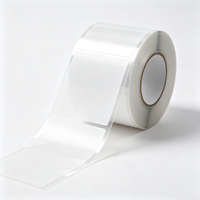Étiquettes transparentes en PP OEM Haoxuan, autocollants adhésifs BOPP transparents, impression de qualité supérieure pour un effet d'emballage invisible