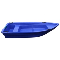 Bateau à moteur en plastique PE haute densité à double pont pour 6 personnes, 3,6 mètres, vente chaude, pour la pêche, bateau rapide