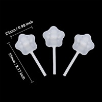 Pipettes jetables manuelles en plastique PE transparent Beconbio BC-XG-002 pour cupcakes, fraises, chocolat, transfert de liquides