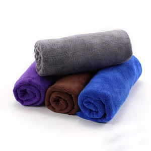 <b>Microfiber</b> Hair Drying <b>Towels</b> 50x80cm Quick Dry Solid Color Rectangular For Beauty Salons - Product Image 2