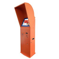 Machine extérieure de kiosque de paiement de stationnement en métal avec la couverture de pluie pour le parking extérieur