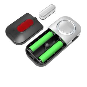 Alarme de sécurité sans fil 125 avec capteur magnétique de porte ABS, pour la maison et les voyages, avec 2 piles AA - Product Image 3