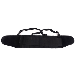 Cinturón de Soporte Lumbar Ajustable y Transpirable con Clips para Pantalones, Tirantes Extraíbles, Soporte para la Espalda, Goma Natural y PVC de 1.5cm, para Fitness y Seguridad - Product Image 1