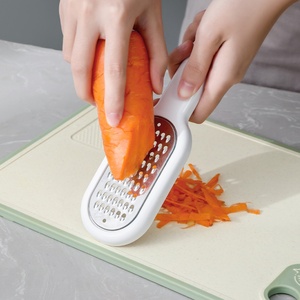 Food Grade <b>Hand</b> Cheese Grater <b>Set</b> with Clean Brush Lemon Grater Stainless Steel Grater for Kitchen - Product Image 1