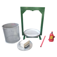 Automatische Zware Koude Pers Squeezer Machine Voor Ananassap Granaatappel Fruit Honing Juicer Met Hydraulische Schroef Jack