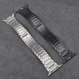 高級ステンレス製腕時計バンド、アーク型クイックリリースビジネスストラップ、Apple Watch Ultra 2 49mm、S10 46mm、その他対応 - Product Image 2