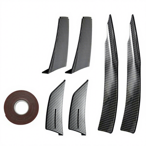 Pour <span class=keywords><strong>BMW</strong></span> Série 3 <span class=keywords><strong>F80M3</strong></span> F82M4 pare-chocs bande Anti-collision pare-chocs avant bande Anti-atch pare-chocs avant en Fiber de carbone - Product Image 1