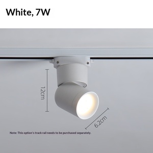 Foco LED COB Giratorio Omnidireccional para Riel, Montaje en Superficie, para Sala de Estar, Iluminación de Fondo de Pared, Smart Little Hill - Product Image 6