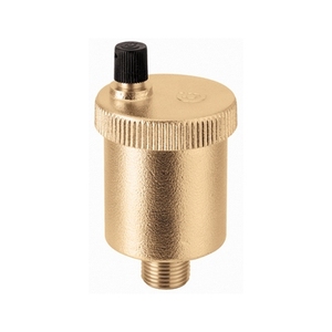 Valvola di sfiato aria automatica 3/8" M in ottone per impianti idraulici - Product Image 1