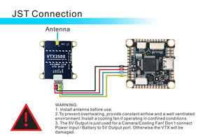 DAKEFPV VTX2500 FPV модуль видео-передатчика 4,9-5,8 ГГц 2,5 Вт многофункциональное регулируемое 64-канальное встроенное микрофонное устройство передачи видео - Product Image 6