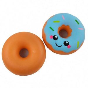 Jouet anti-stress en plastique souple en forme de donut à remontée lente, nouveauté sensorielle, jouet extensible pour soulager le stress - Product Image 1