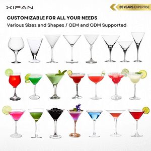 Copas de Cóctel de Cristal Ecológicas Hechas a Mano de Lujo, 4.5oz/5oz/7oz/9.6oz, para Bodas, Fiestas, <span class=keywords><strong>Mojito</strong></span>, <span class=keywords><strong>Martini</strong></span> - Product Image 4