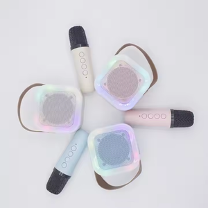 K12 <span class=keywords><strong>Microphone</strong></span> Karaoke Bt Loa Boombox Hỗ Trợ Nhiều Chế độ Đầu Vào RGB Ánh Sáng 5W Loa Âm Thanh Loa Siêu Trầm - Product Image 4