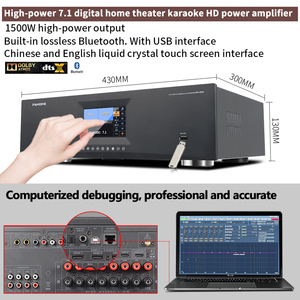 7.1DTS Mini Home Sound System BT HD Digital Decoding Amplifier Surround Combined Speaker System 7.1 Home - Product Image 5