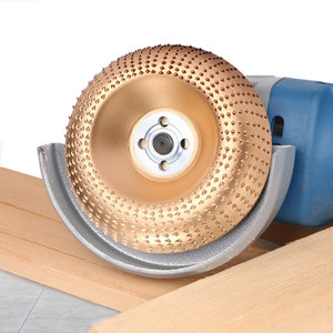 Disque de meulage rond en bois de 16 mm, disque abrasif pour meuleuse d'angle, revêtement en carbure, alésage de 16 mm (5/8 po), façonnage San - Product Image 5