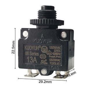 Kuooyuh 88 סדרה 10a מנוע מתג ידני חשמלי dc תרמי dc - Product Image 6