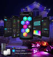 Awing-Factory IP68 Lumières Permanentes en Pierre Précieuse Lumières Ponctuelles Extérieures de Noël Aluminium Éclairage LED sur Rail