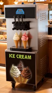 เครื่องทำไอศกรีมให้บริการแบบนิ่มเชิงพาณิชย์สินค้าจีน - Product Image 3