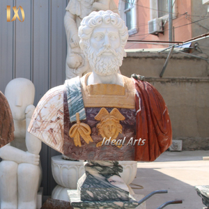 Statuette de buste en marbre <span class=keywords><strong>Marcus</strong></span>, aurora, 30 cm, décoration de jardin en plein air, sculpté à la main - Product Image 2