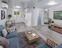 Maisons modulaires en conteneurs, idéales pour la vente au détail en extérieur