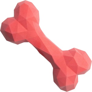 Factory Direct Interactive Bone - Plush & TPR Dual-Material Chew for Aggressive Chewers' <b>Dental</b> Health - Product Image 1