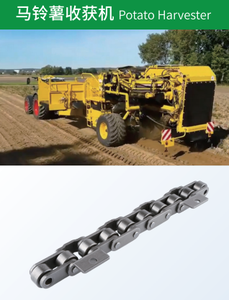 EVER-POWER Maquinaria agrícola Cadenas para cosechadoras de patatas Acero inoxidable Certificado ANSI/DIN/ISO de fabricantes chinos - Product Image 2