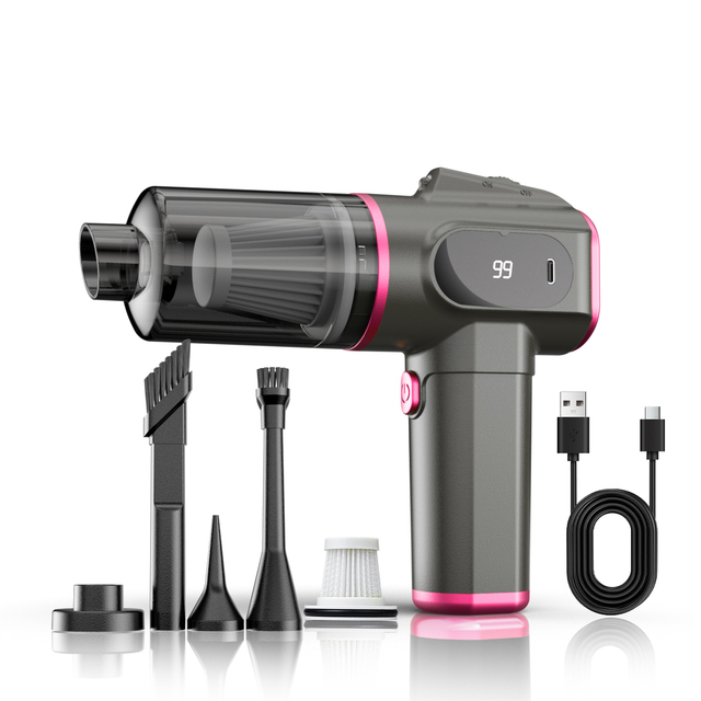 Handheld 5500Pa Electric Cordless Vacuum Cleaner Multifunctional Suction & Blowing Vacuum Cleaner for Car Household Use