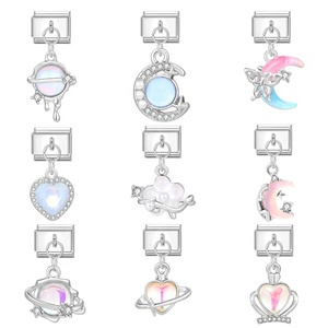 Pulsera de Moda Italiana Hecha a Mano, con Dijes Combinables, Módulo Creativo para Colgantes DIY, Accesorios de Joyería Personalizados - Product Image 4