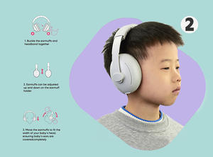 Cache-oreilles de <span class=keywords><strong>bandeau</strong></span> <span class=keywords><strong>pour</strong></span> bébé avec sangle antibruit <span class=keywords><strong>pour</strong></span> <span class=keywords><strong>dormir</strong></span> en plein air certifié CE vente à chaud au comptant - Product Image 3